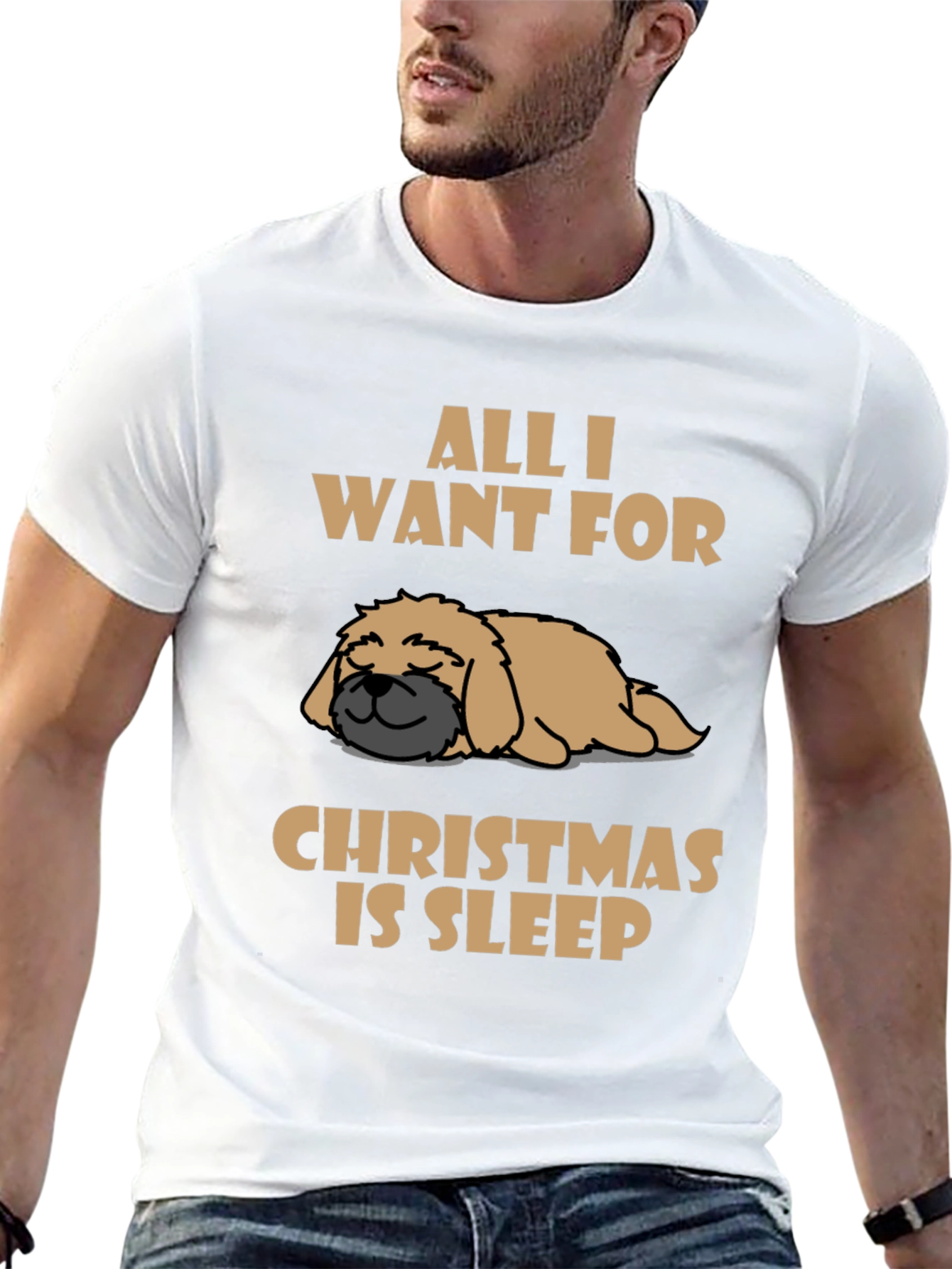 All I Want for Christmas is Sleep T-Shirt