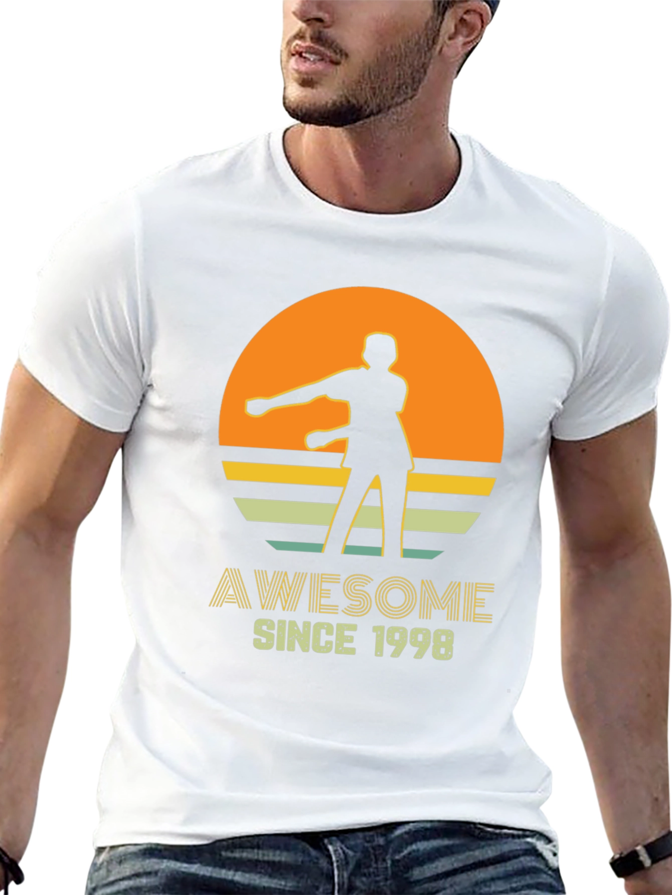 Awesome Since 1998 Black Graphic Tee