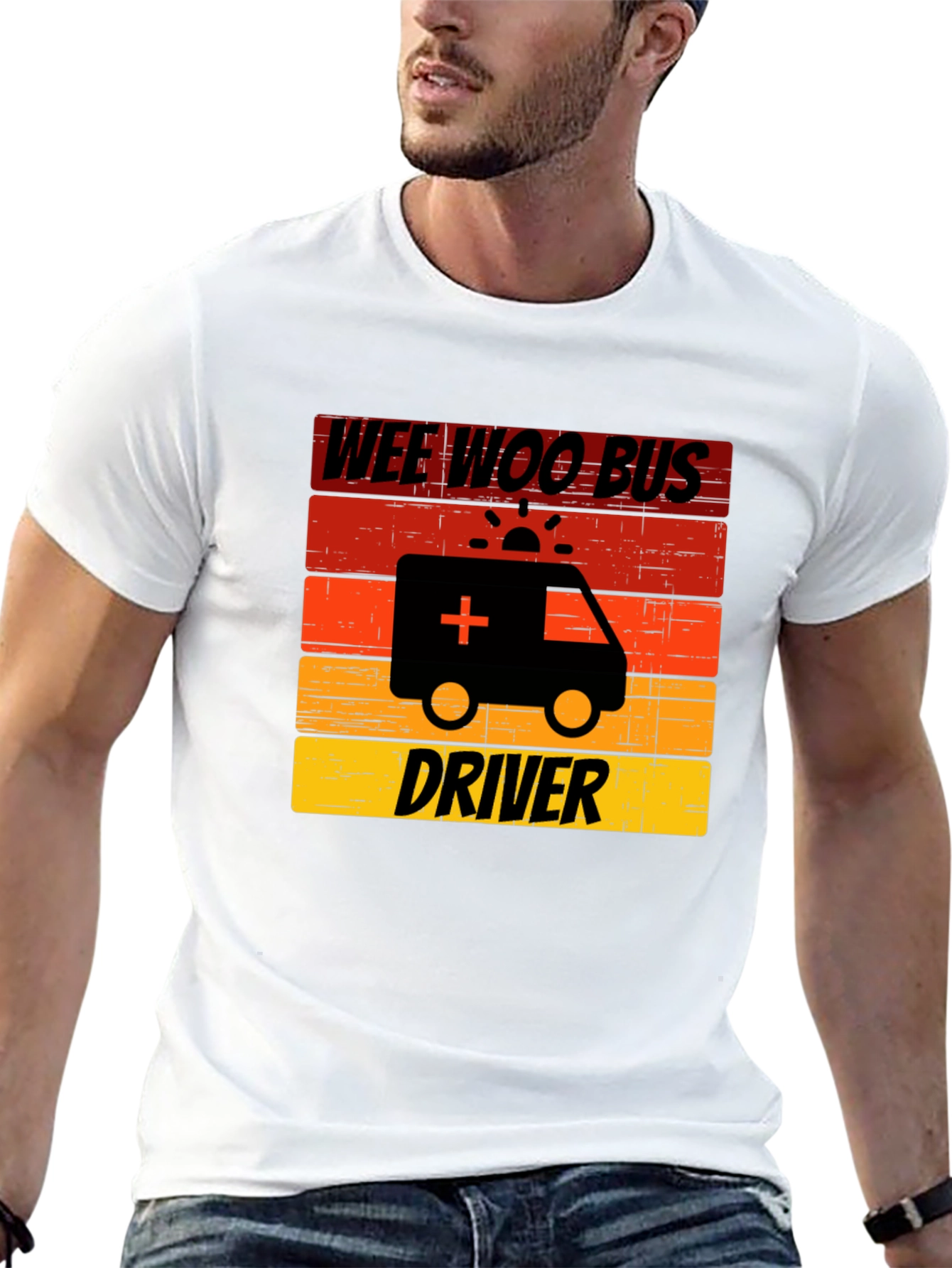 Wee Woo Bus Driver Graphic T-Shirt