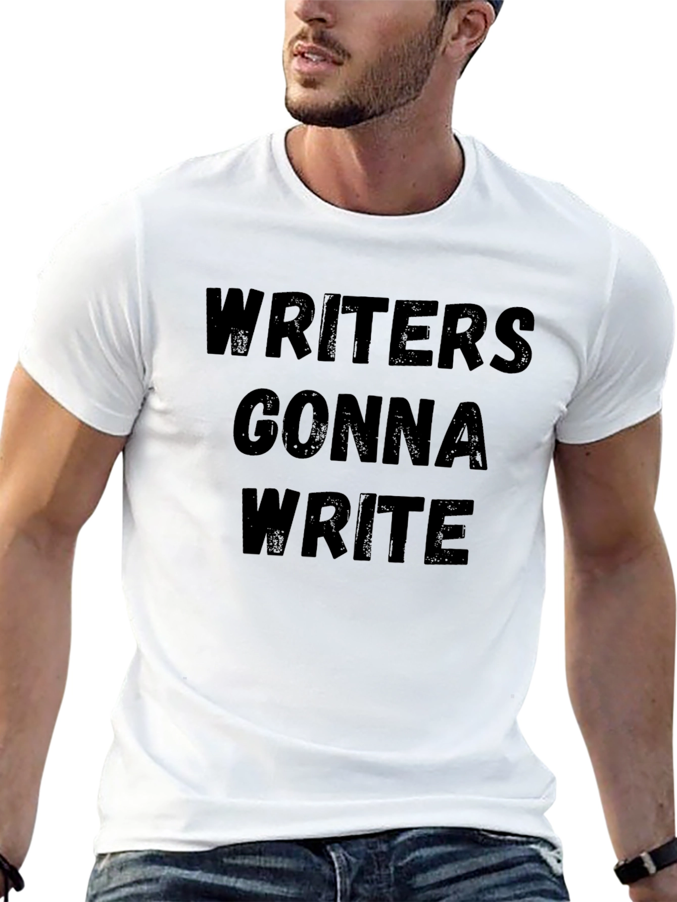 Writers Gonna Write T-Shirt - Black Graphic Tee