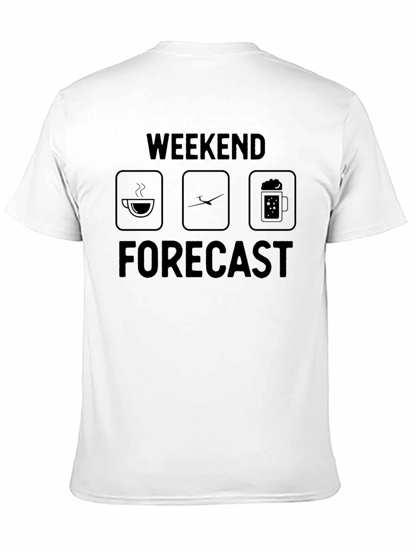 Weekend Forecast T-Shirt: Coffee Disc Golf & Beer!