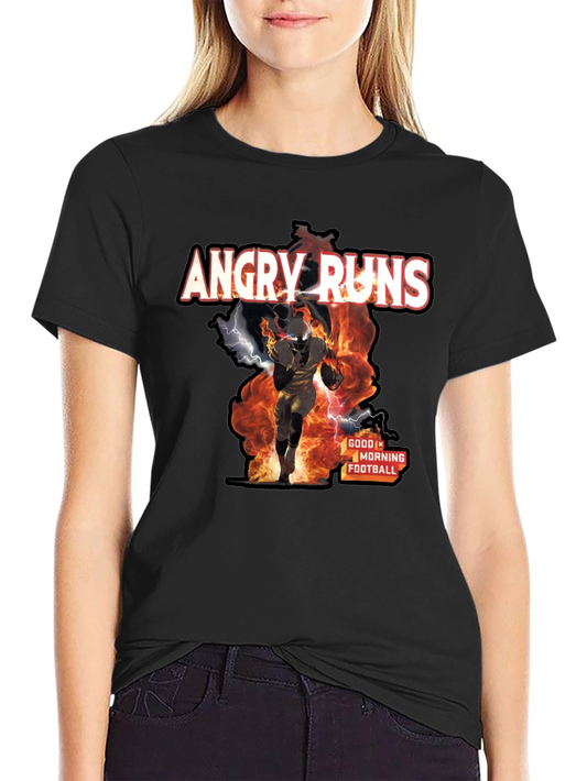 Angry Runs Football Graphic T-Shirt