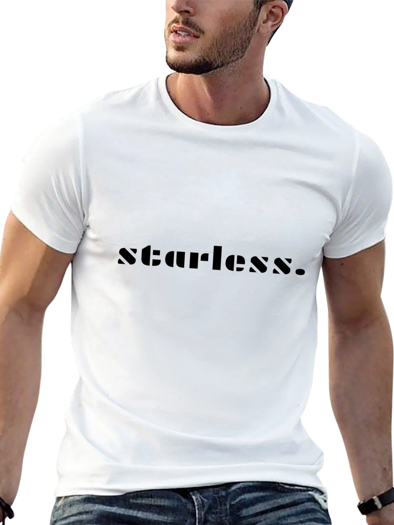 Starless Black T-Shirt - Modern Minimalist Design