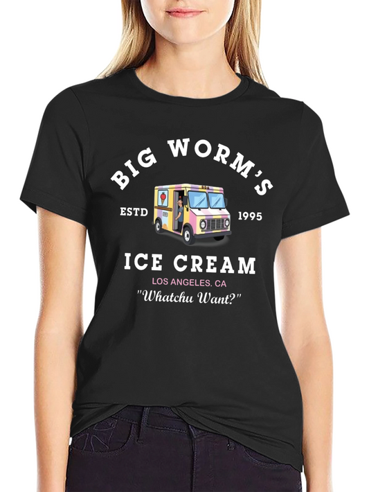 Big Worms Ice Cream T-Shirt - Los Angeles CA