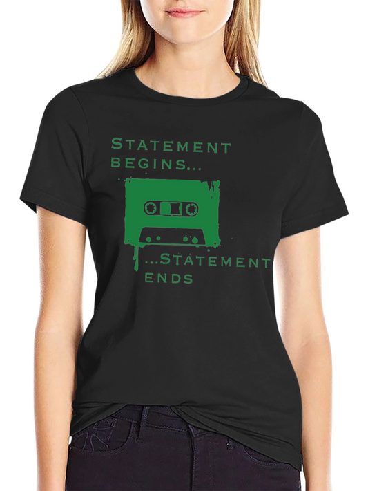 Statement Begins Cassette T-Shirt