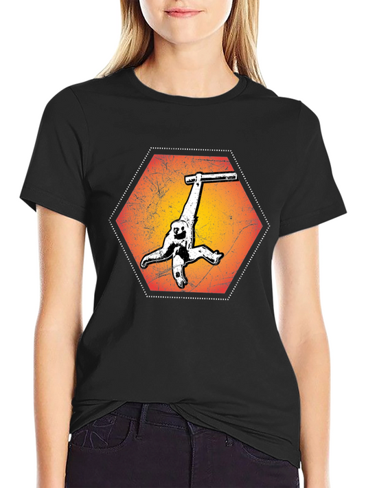 Sloth Hang Hexagon Graphic Tee