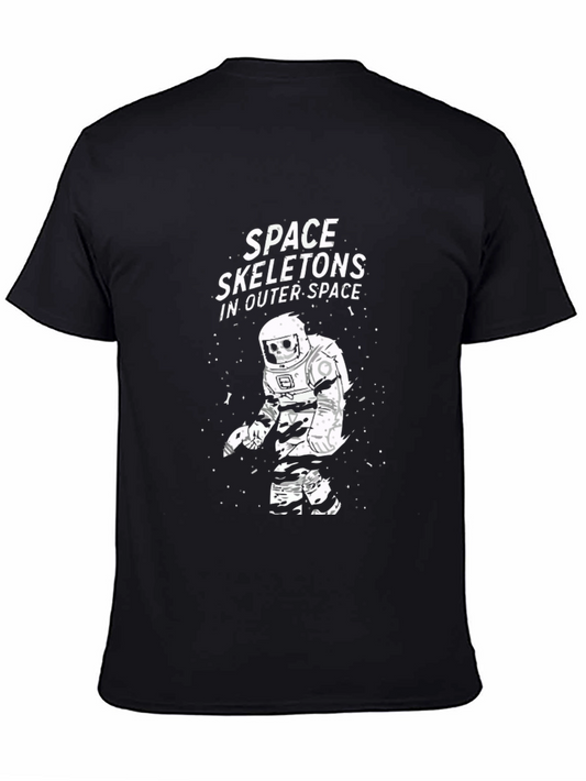 Space Skeletons T-Shirt - Outer Space Design