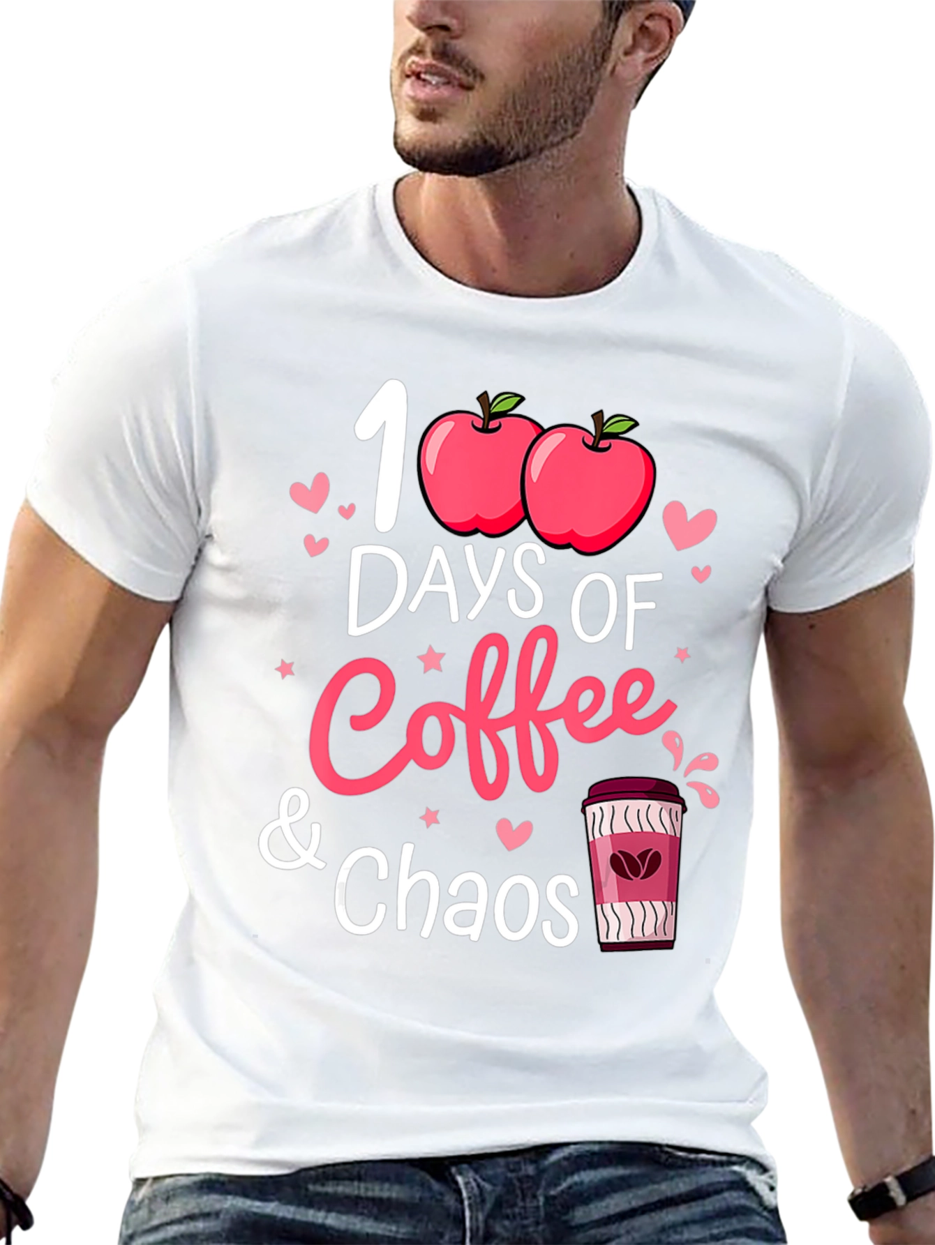 100 Days of Coffee and Chaos T-Shirt