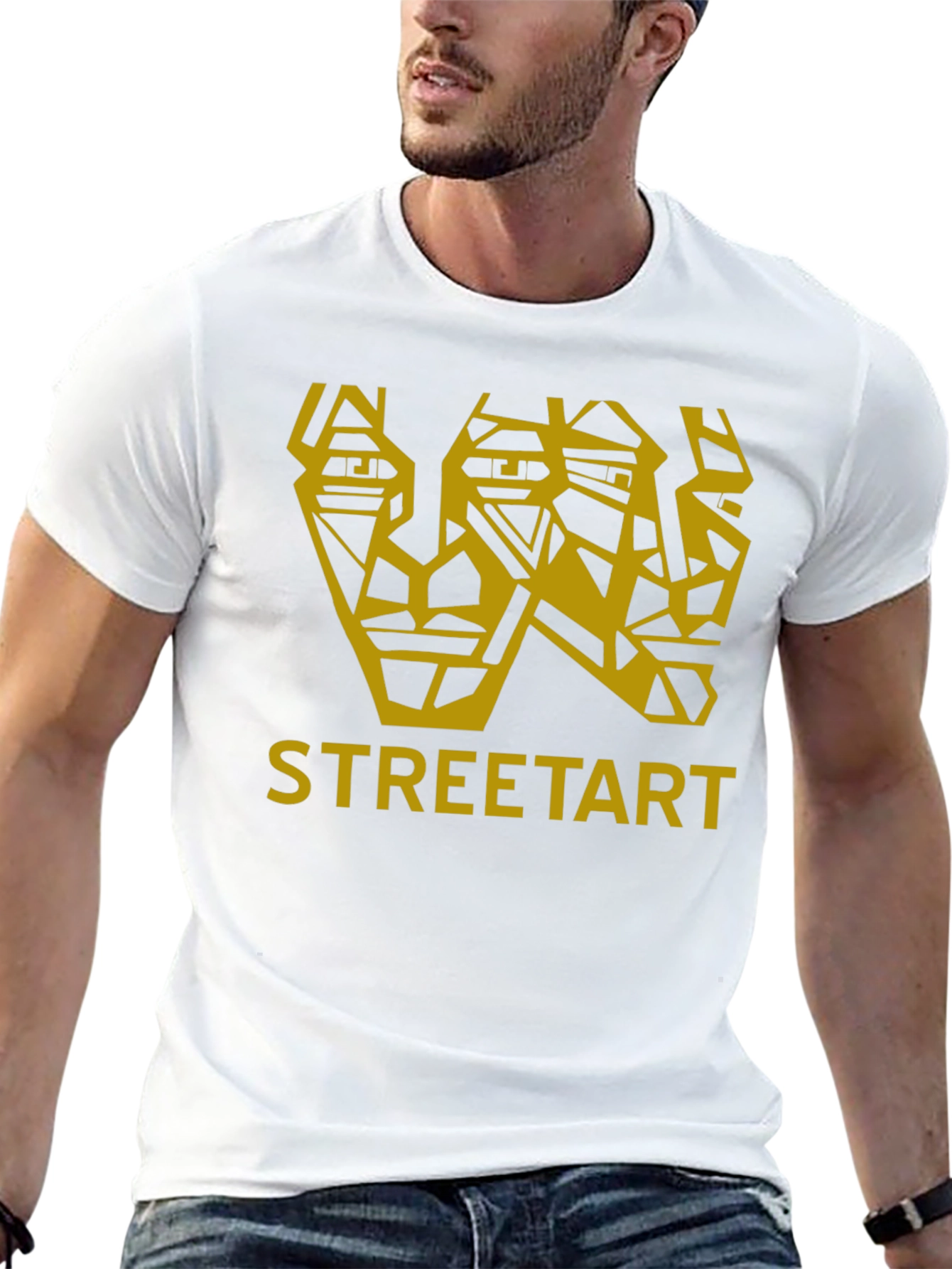 Street Art Geometric Graphic T-Shirt