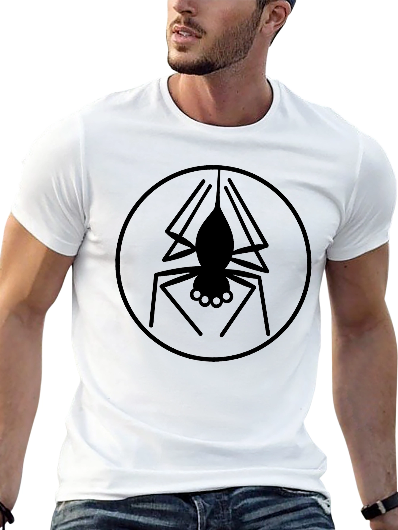 Spider Emblem Black T-Shirt