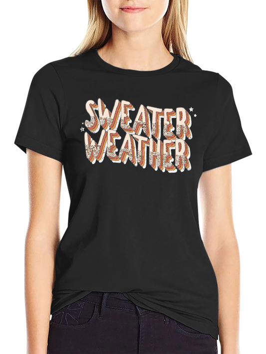 Sweater Weather Graphic T-Shirt