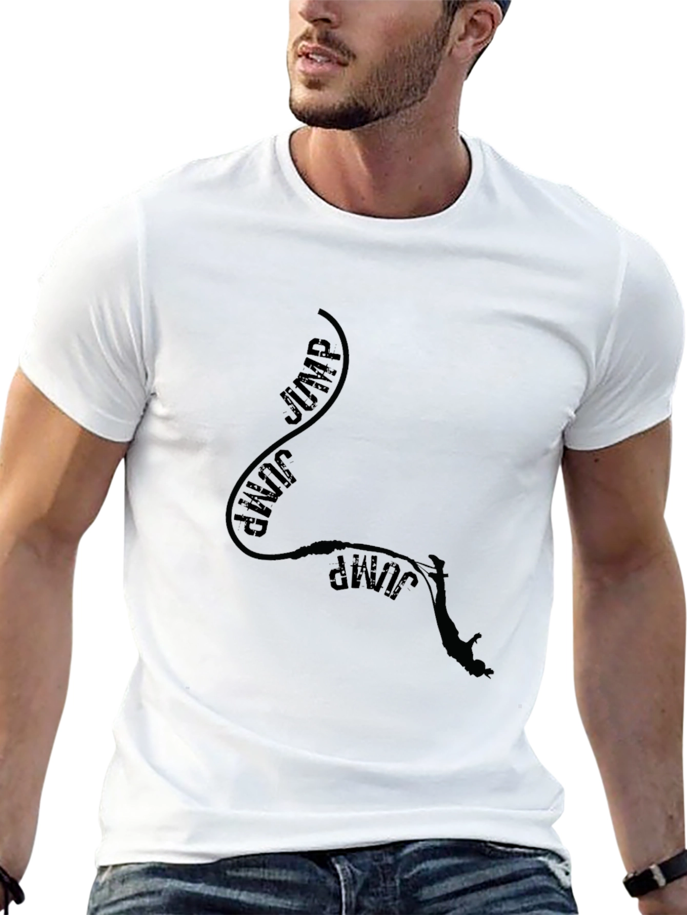 Black Jump Graphic T-Shirt