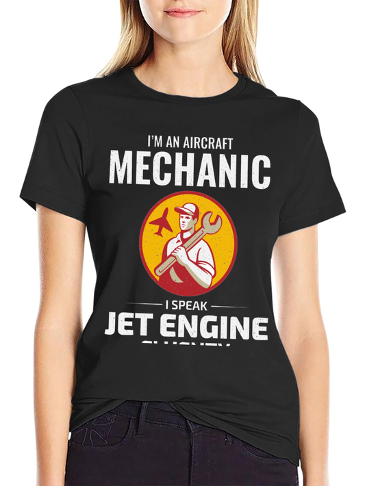 Aircraft Mechanic Jet Engine T-Shirt