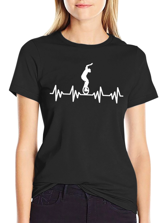 Unicycle Heartbeat T-Shirt