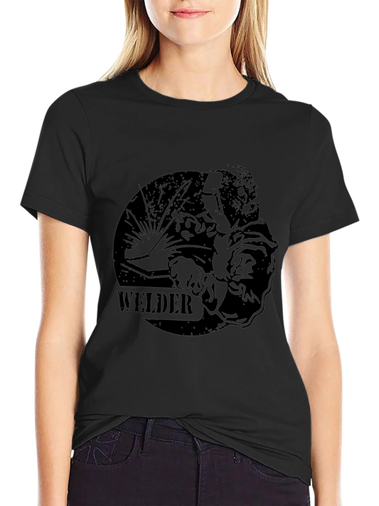 Welder Graphic T-Shirt - Black Tee