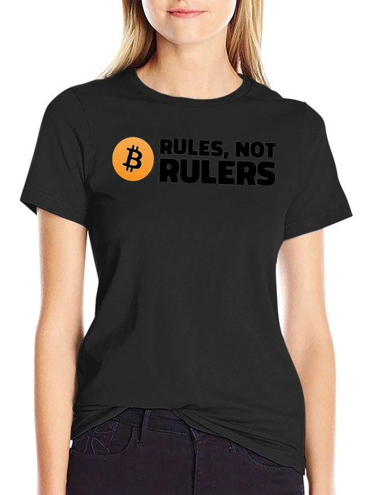 Bitcoin Rules T-Shirt - Crypto Tee