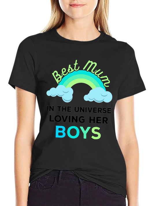 Best Mum Loving Her Boys T-Shirt