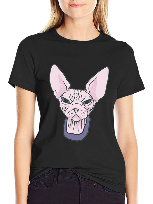 Sphynx Cat T-Shirt - Funny Hairless Cat Graphic Tee