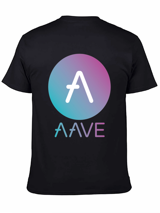 AAVE Crypto Black T-Shirt