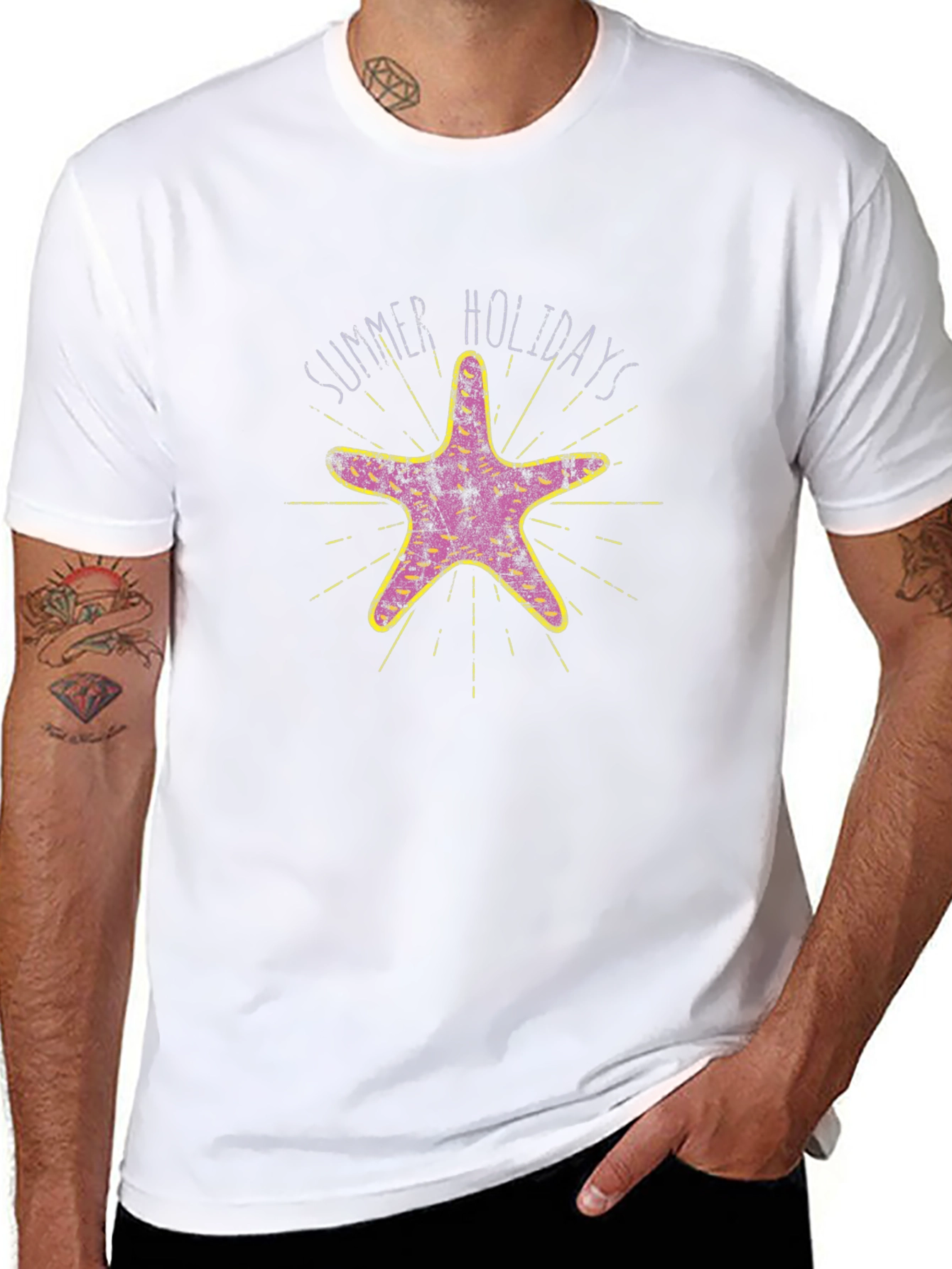 Summer Holidays Starfish Graphic Tee
