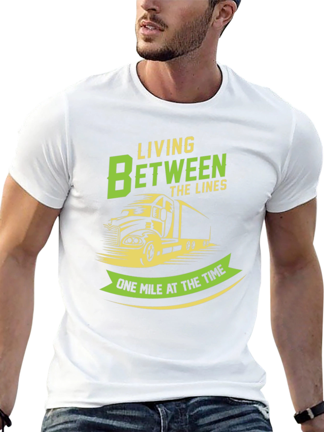 Trucker T-Shirt: Living Between the Lines