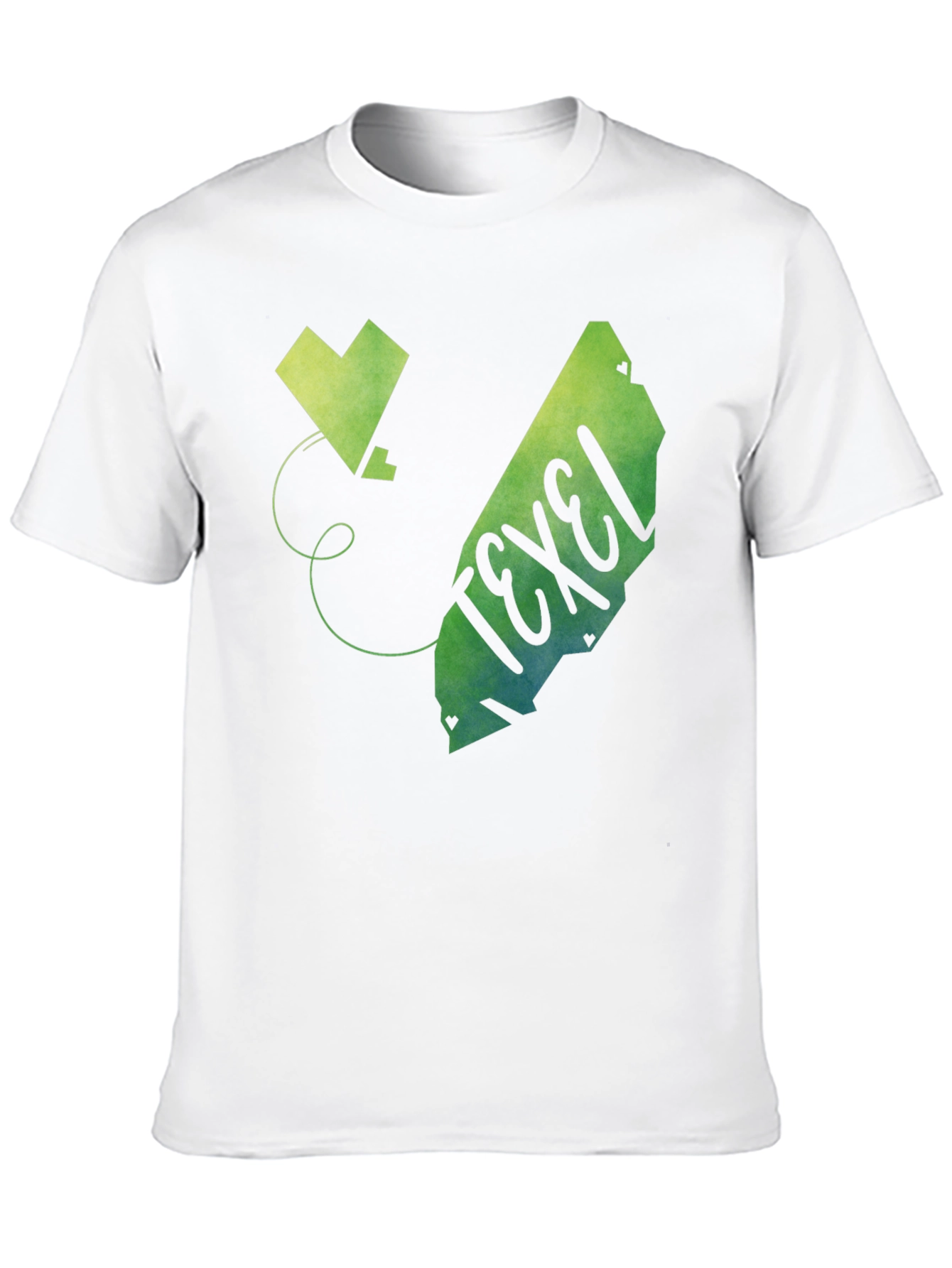 Texel Island Black T-Shirt with Graphic Print