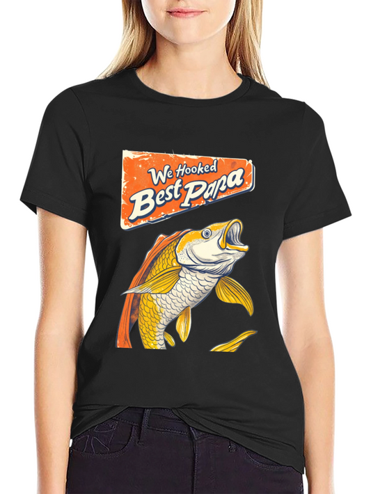 Best Papa Ever Fishing T-Shirt