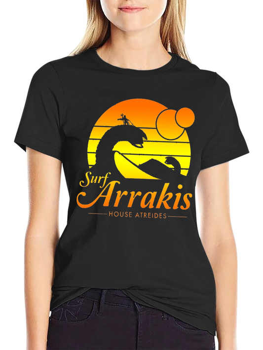 Surf Arrakis T-Shirt - Dune Inspired Design
