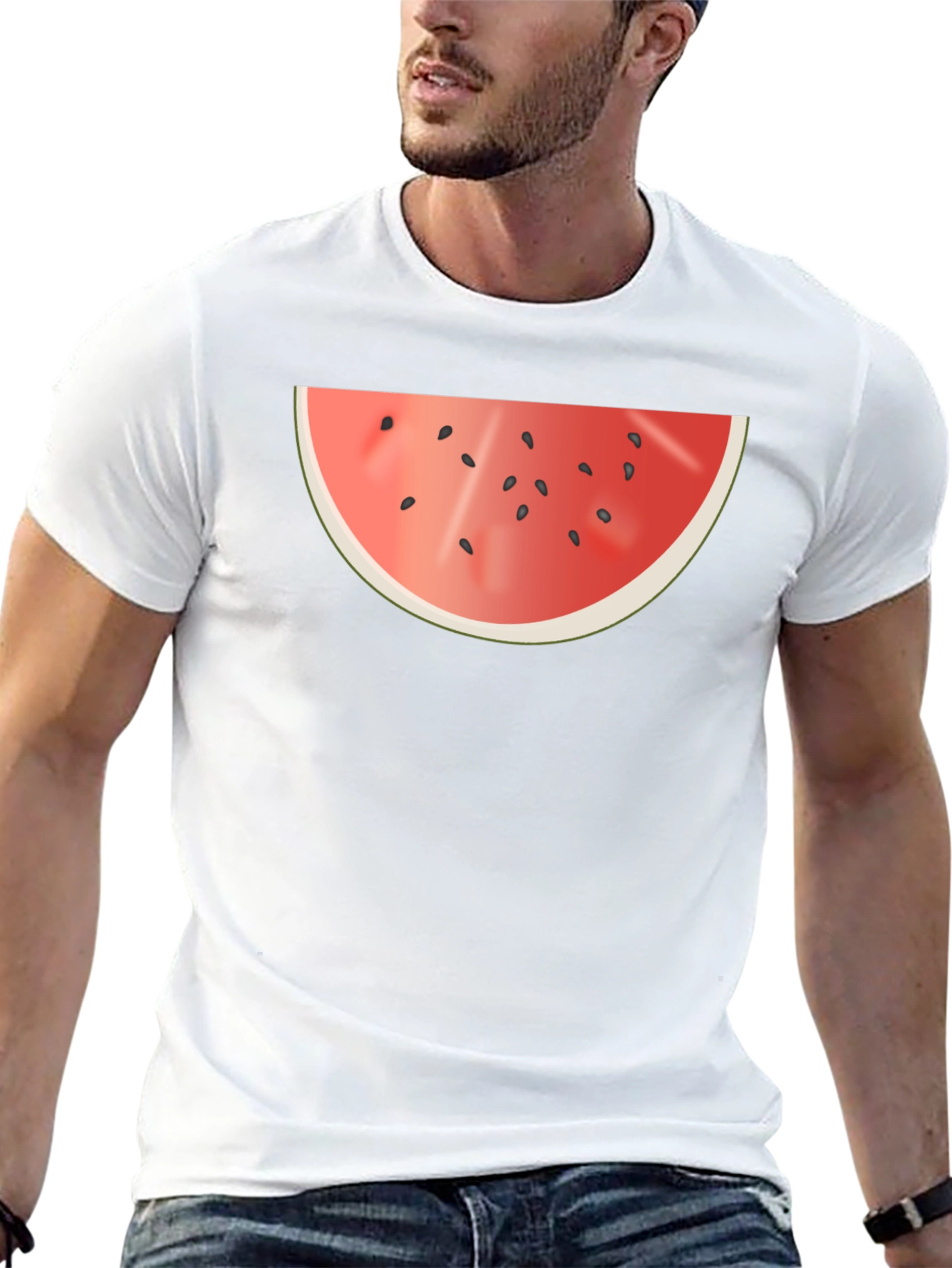 Watermelon Slice Graphic Tee - Summer Style