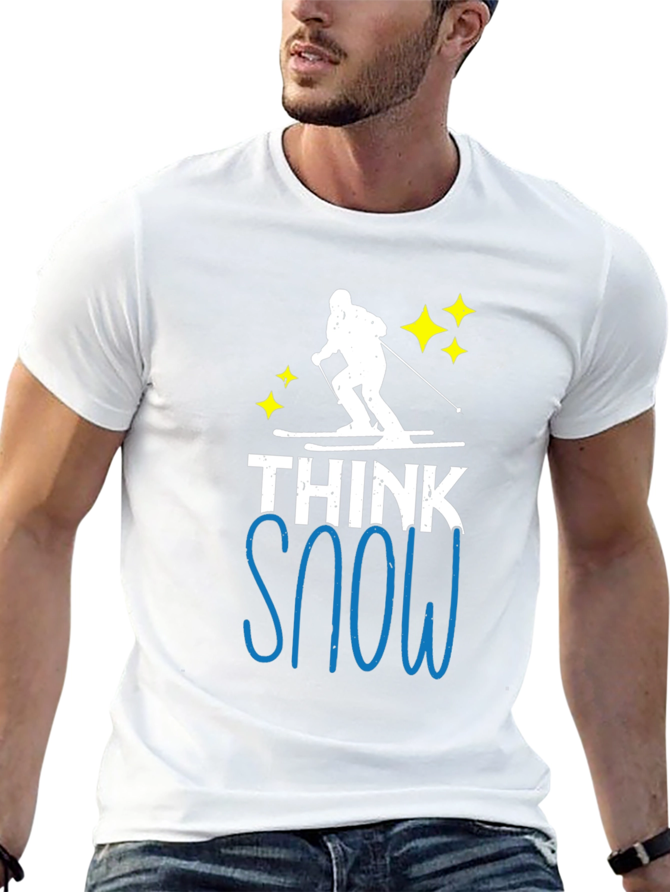 Think Snow Ski T-Shirt - Winter Apparel