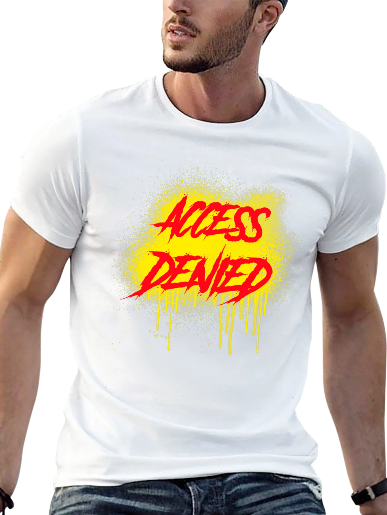 Access Denied Graphic Tee - Bold Streetwear T-Shirt