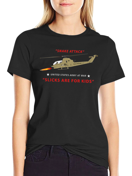 Snake Attack Helicopter T-Shirt