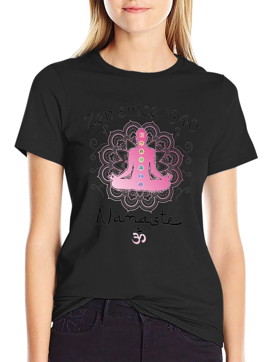 Zen Since 1940 Black Yoga T-Shirt
