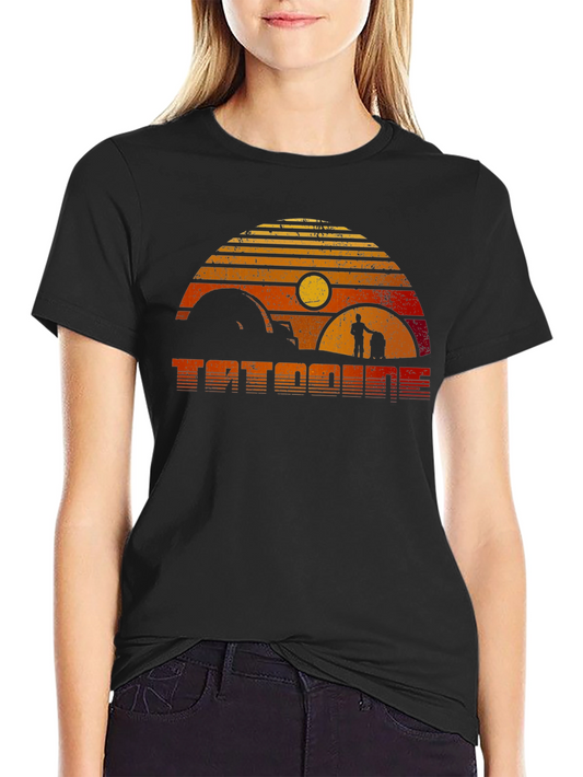 Tatooine Sunset T-Shirt: Star Wars Inspired Graphic Tee