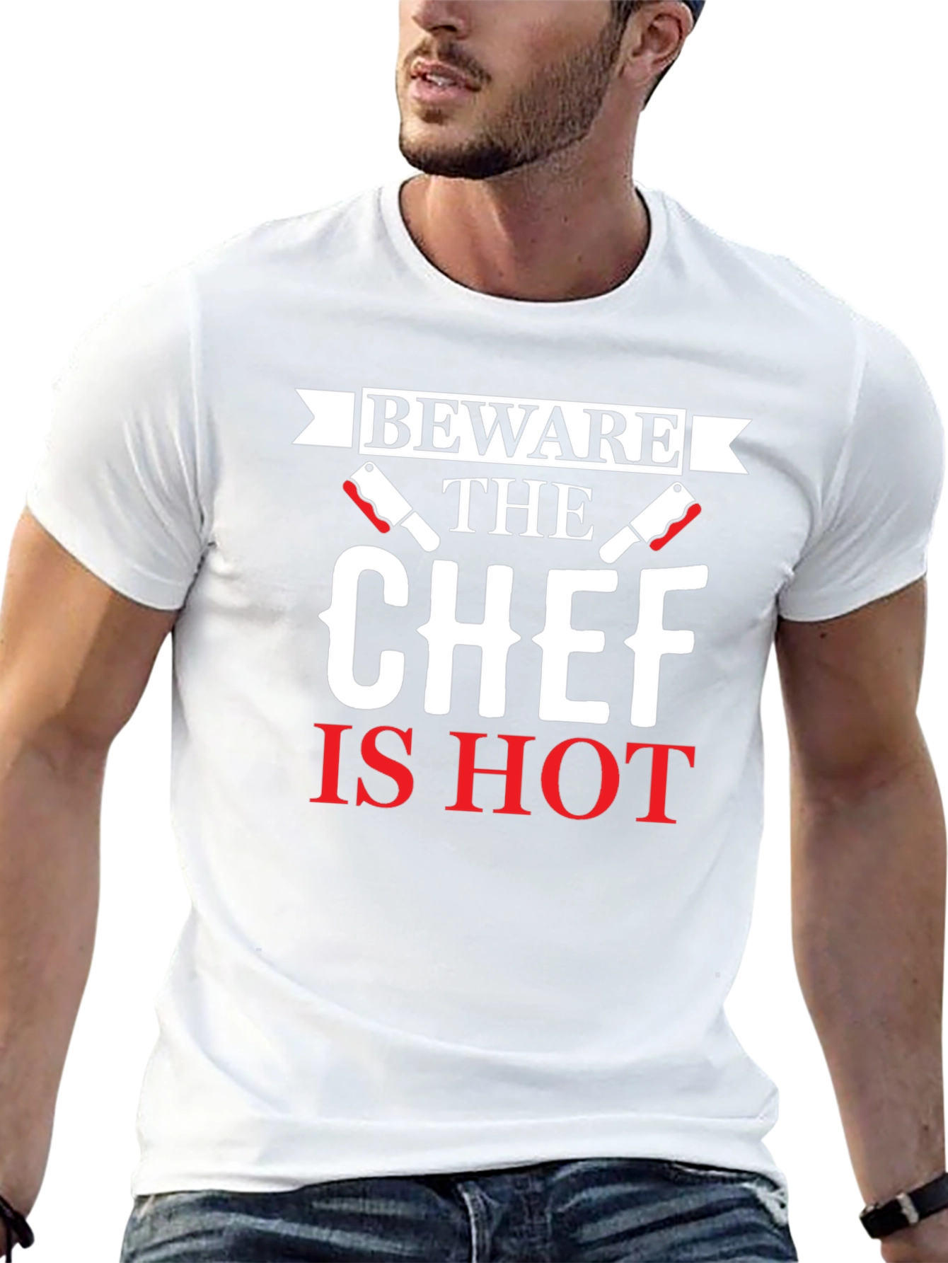 Beware the Chef Is Hot Graphic T-Shirt