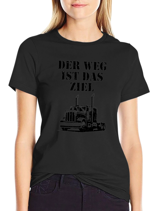 Trucker T-Shirt: The Journey is the Destination