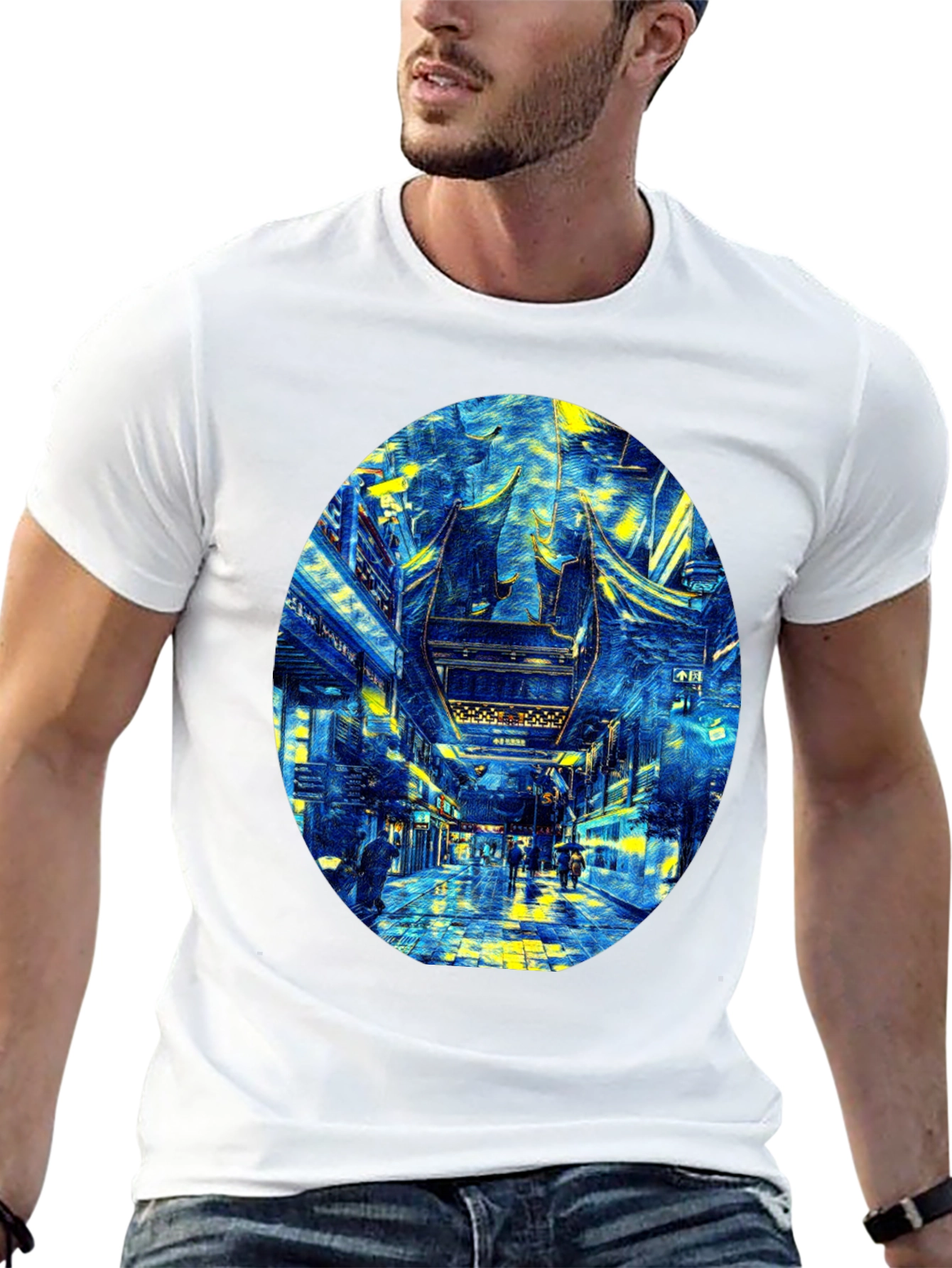 Urban Street Art T-Shirt - Black