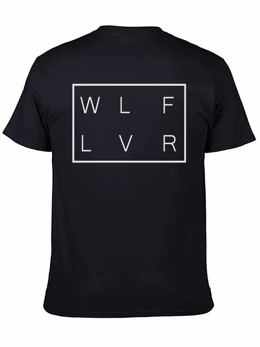 WLFLVR Black Graphic Tee - Streetwear Style