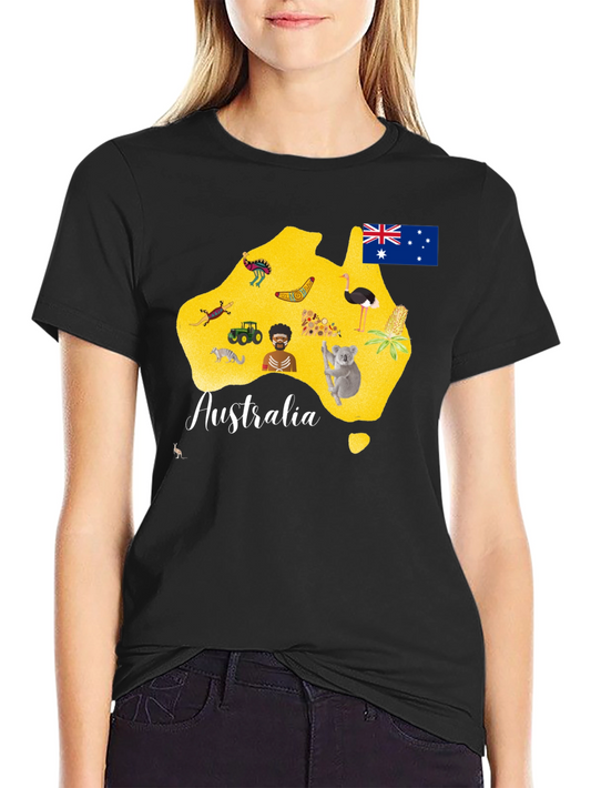 Australia Map T-Shirt