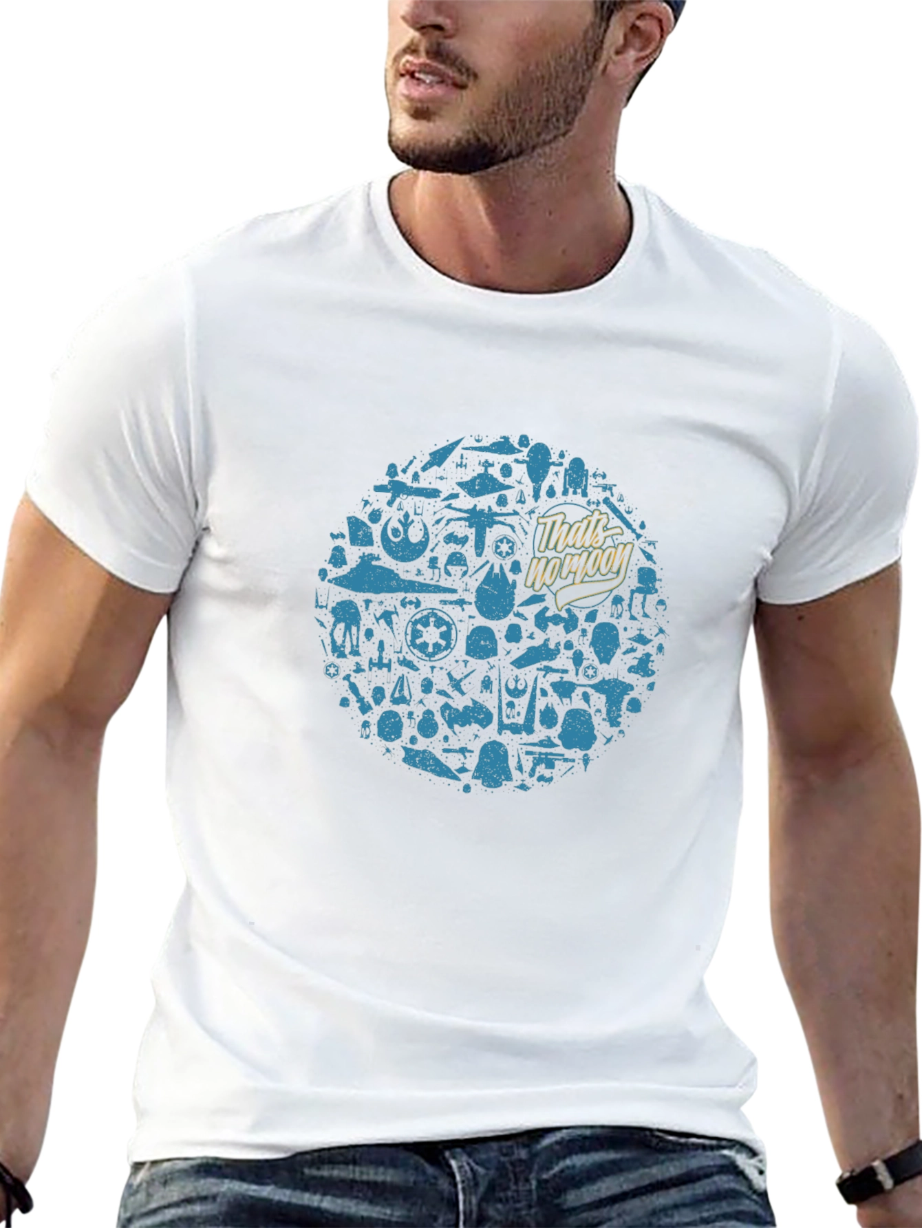 Star Wars Thats No Moon T-Shirt - Black