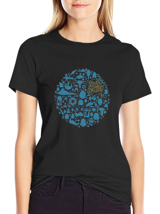 Star Wars Thats No Moon T-Shirt - Black