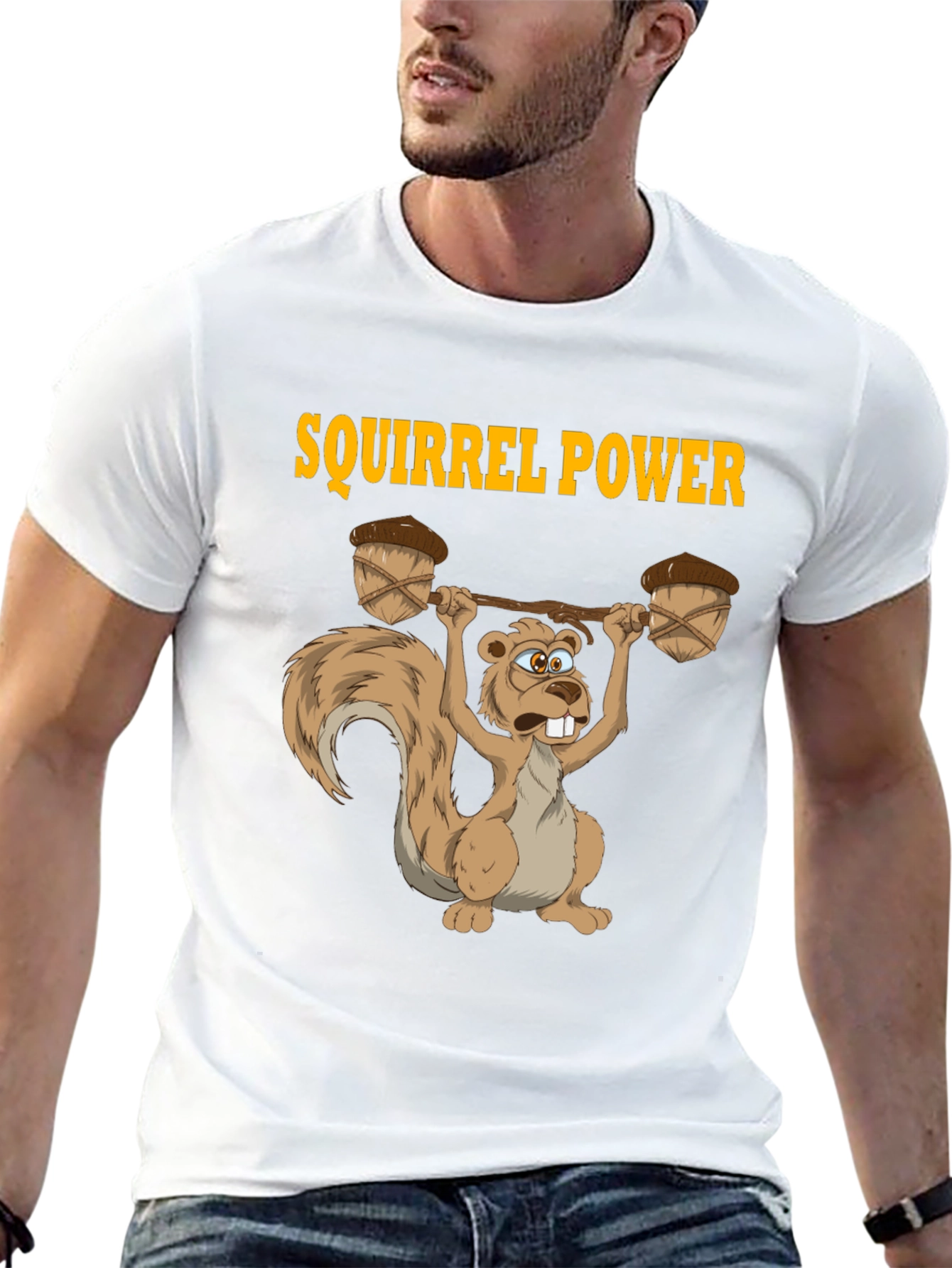 Squirrel Power T-Shirt - Funny Animal Design