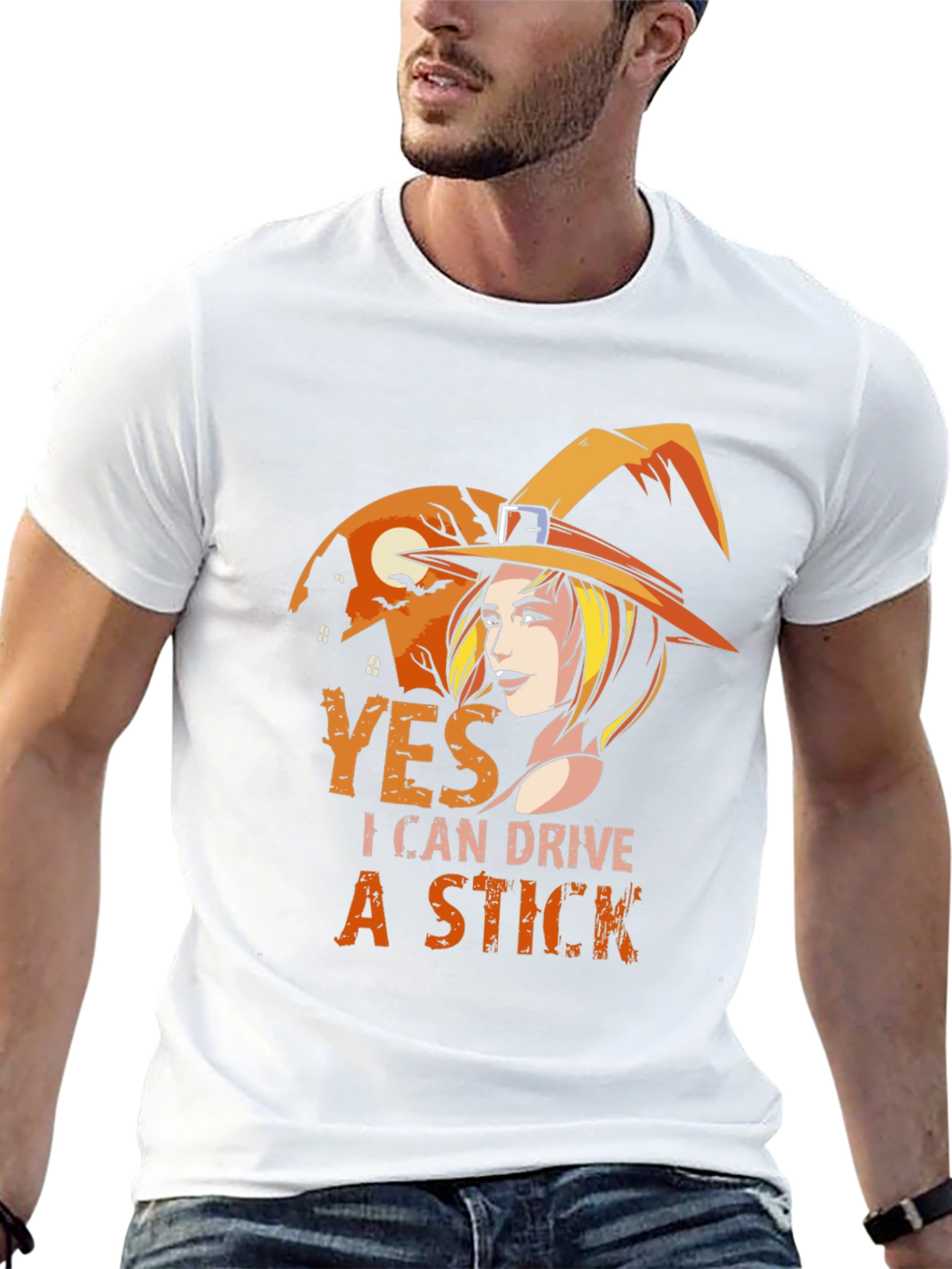 Witchy Woman Can Drive a Stick T-Shirt