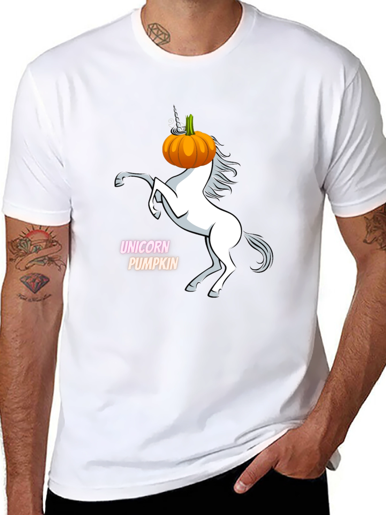 Unicorn Pumpkin Halloween T-Shirt