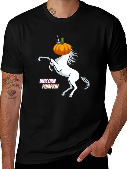 Unicorn Pumpkin Halloween T-Shirt