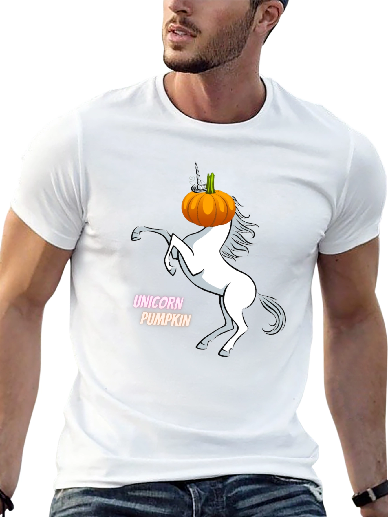 Unicorn Pumpkin Halloween T-Shirt