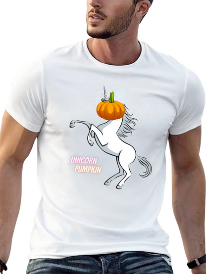 Unicorn Pumpkin Halloween T-Shirt