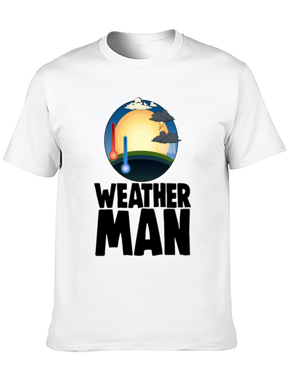 Weather Man Graphic T-Shirt - Trendy Weather Enthusiast Tee