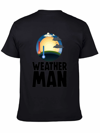 Weather Man Graphic T-Shirt - Trendy Weather Enthusiast Tee
