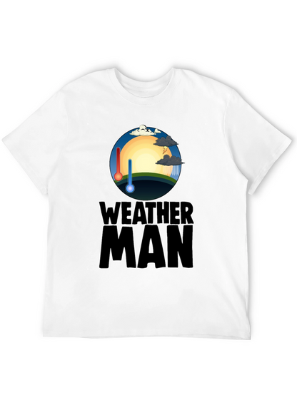 Weather Man Graphic T-Shirt - Trendy Weather Enthusiast Tee